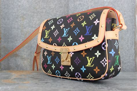 louis vuitton black monogram multicolor sologne bag|louis vuitton multicolor collection.